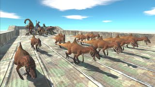 Race to eat Concavenator Pack - Animal Revolt Battle Simulator