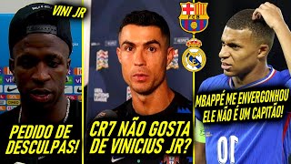 DEU TRETA!? - CR7 NÃO GOSTA de VINI JR! - MBAPPÉ DETONADO! - ENDRICK no TOP 3 do MUNDO e MAIS!