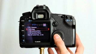 Canon EOS 5D Mark 2 Tutorial #11 Part 2 - Customer Function 2 - Image