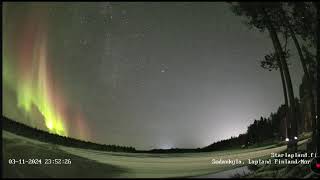 4.11.-24 Sodankylä Aurora Timelapse