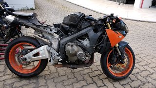 Restauração Honda CBR600RR REPSOL by TireBoy | de possível sucata a peça de coleção