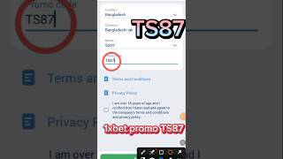 1xbet promo code free promo TS87 bonus 200% #shorts #vairalvideo #foryou #popular 1xbet - 1/11/2024