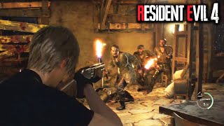 NEW RE4 Remake Cabin Fight Gameplay Looks INSANE!