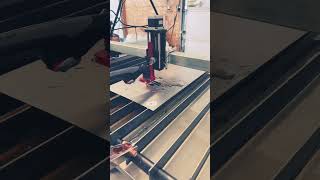 First cuts on the Langmuir crossfire pro cnc plasma table