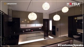 #CustomerSpeaks - Caesarstone Mink surface by Hafele