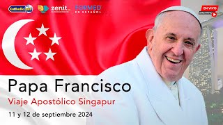 🇸🇬Encuentro interreligioso con los jóvenes en el "Catholic Junior College”. #PapaFrancisco #Singapur