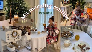 Ma Morning routine d’hiver spécial Noël☕️🎄VLOGMAS |Cocooning, pâtisserie, cadeaux, soins, Décembre