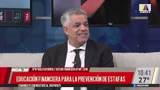 Educación financiera para la prevención de estafas con el CPN Pablo Caparros