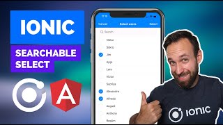 Building an Ionic Searchable Select Component with Angular