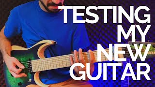 Testing my brand new Ibanez (Rgdix7mpb) -Trivium Catastrophist