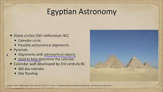 Astronomy of Other Cultures - Egyptian Astronomy - Introduction