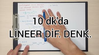 Birinci Dereceden Lineer Diferansiyel Denklemler Nasıl Çözülür ? (İntegral Çarpanı Metodu) (2022)