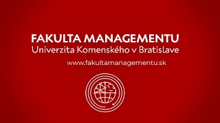 Fakulta managementu, Univerzita Komenského v Bratislave