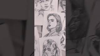 Drawings✏️ #pintrest #youtube #youtubeshorts #art #artist #artwork #drawing #billieeilish #aesthetic