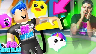 GHOST SIMULATOR NOOB CHALLENGE! *Loser gives up a GODLY PET* (Roblox Battles)