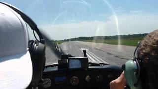 czba landing after sightseeing flight over CN tower zenair CH300