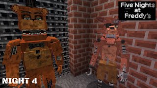 Five Nights at Freddy's Dark Eyes | Night 4 (Minecraft FNAF Roleplay)