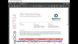 Invoice Generation Demo