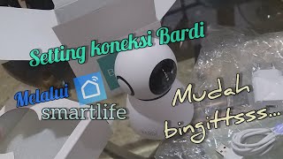 setting online koneksi bardi cctv ip camera ptz aplikasi smartlife