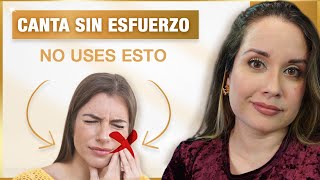 COMO CANTAR SIN ESFUERZO | ❌NO HAGAS ESTO al CANTAR❌