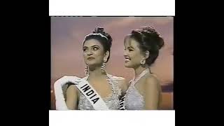 Final #MissUniverso1994 #Top2 #India #Colombia