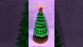 Easy Christmas tree making#easycraft #papercraft  #diy #xmastree #christmastree #viral