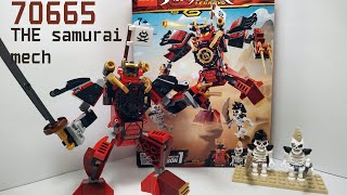 LEGO NinjaGo LEGACYO 70665 The Samurai Mech set обзор !!!!!