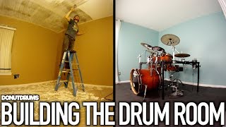 Building The Drum Room - Time Lapse (DonutDrums)