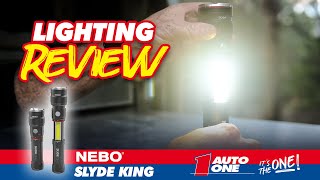 NEW @ AUTO ONE - NEBO Slyde King 500 Torch