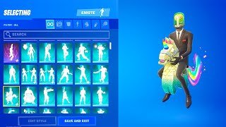 BRAINSTROME DOING ALL FORTNITE ICON SERIES EMOTES & DANCES (Roller Vibes, IN DE PARTY EMOTE )