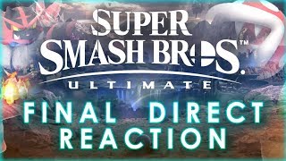 Super Smash Bros. Ultimate - FINAL DIRECT LIVE REACTION | Incineroar, Piranha Plant, and Story Mode!