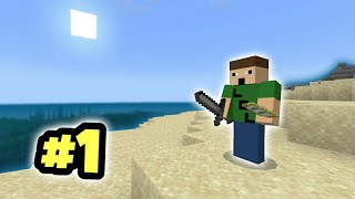 Survival Island Episode 1 - Minecraft Bedrock Edition (1.20)