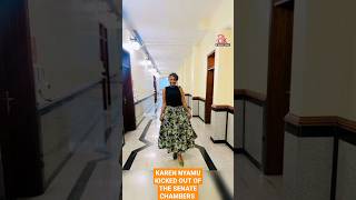 SENATOR KAREN NYAMU KICKED OUT OF THE SENATE CHAMBERS FOR INAPPROPRIATE DRESSING #shorts #karennyamu