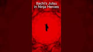 Itachi's Jutsu in Naruto Ultimate Ninja Heroes #naruto