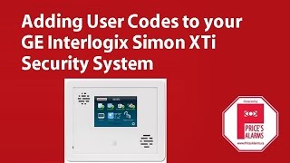 Adding User Codes to the GE Interlogix Simon XTi Security System