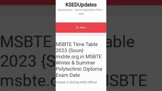 #msbte #pharma #short #winter exam time table #msbte new update 2023-24