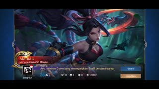 PUSH RANK DENGAN MENGGUNAKAN HERO HANABI....!!!!