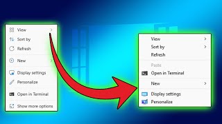 How to get the OLD context menu in windows 11