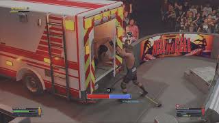 WWE 2K24 Ambulance match Roman Reigns vs tyler The twister for the unted states champion