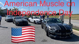 American Muscle on Independence Day! A cruise in the Shelby GT350 and Dodge Challenger R/T