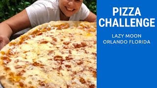 Lazy Moon Pizza Orlando - Largest Pizza challenge