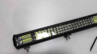 Lightbar 108 led combo dalekosiężny i roboczy 2w1 panel diodowy podłużny pasek 59cm 12v 24v LB0080