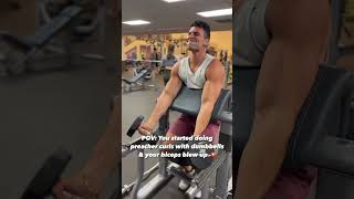 How to Properly Perform Dumbbell Standing Preacher Bicep Curls w/ Good Form (Exercise Demonstration)