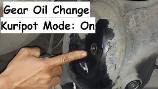 Usapang Sasakyan. Differential Gear Oil Change. Paano magkuripot sa sariling sasakyan lol.