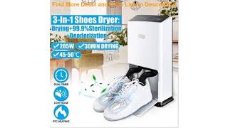 Slide 220V Shoe Dryer UV Shoe Ozone Sterilizer Multi-Function Timing Intelligent Constant Temperatu