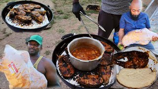 pineapple jerk tarpon and crocodile bread one of the most delectable recipe🐊😋