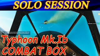 Typhoon Mk.Ib. SOLO session on Combat Box server. Хроника одной сессии на сервере Combat Box.