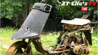 YAMAHA CHAMP 50  | NEW PROJECT PART 2 | BARN FIND | EP54   - Motovlog | 2T Life's TV