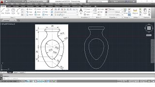 Autocad 2D Practice Drawing / Exercise 5 / Simple Tutorial