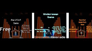 (Error Sans!!!) Undertale Fighting Destiny "All Characters Showcase!"